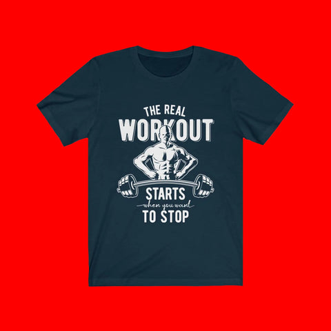 The Real Workout Motivational Tee
