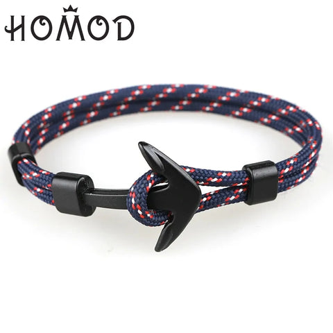 Loren Hope Bracelet: Paracord Whale Tail Hope Bracelet