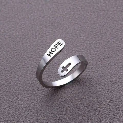 Silver Rings for Men – Love, Faith, Hope Ring Collection