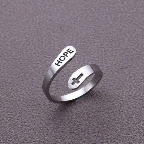 Silver Rings for Men – Love, Faith, Hope Ring Collection