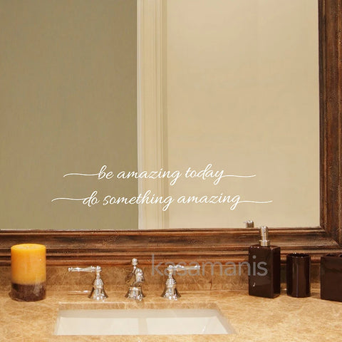 You Look Amazing Mirror Decal Vinyl Sticker