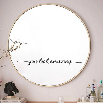 You Look Amazing Mirror Decal Vinyl Sticker