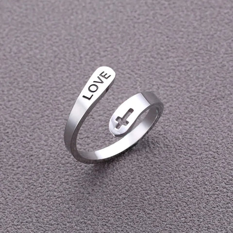 Silver Rings for Men – Love, Faith, Hope Ring Collection