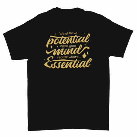Realize your potential motivational T-shirt