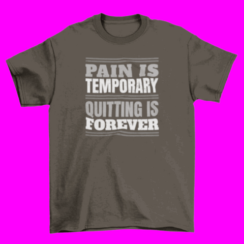 Gym exercise motivational quote t-shirt