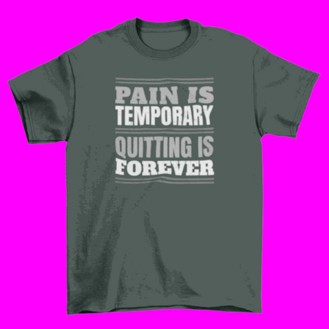 Gym exercise motivational quote t-shirt
