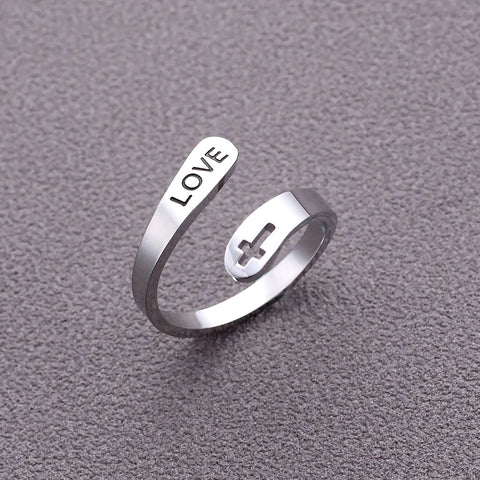 Silver Rings for Men – Love, Faith, Hope Ring Collection