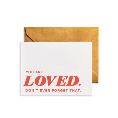 You are Loved Sympathy Card