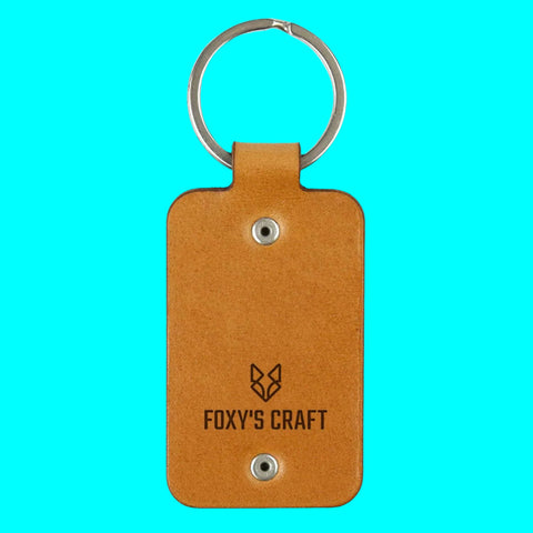 Leather keychain – Your speed doesn’t matter, forward is forward