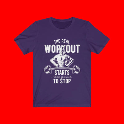 The Real Workout Motivational Tee