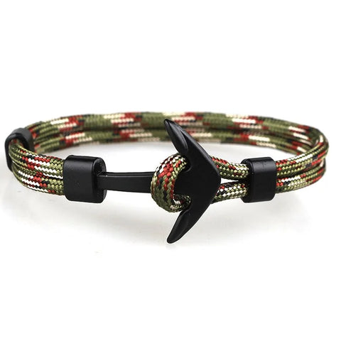 Loren Hope Bracelet: Paracord Whale Tail Hope Bracelet