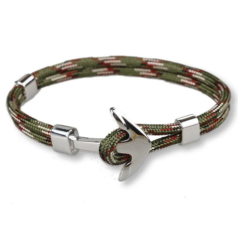Loren Hope Bracelet: Paracord Whale Tail Hope Bracelet