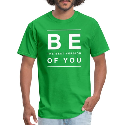 Mens T-shirt - be the Best Version of you Inspiration